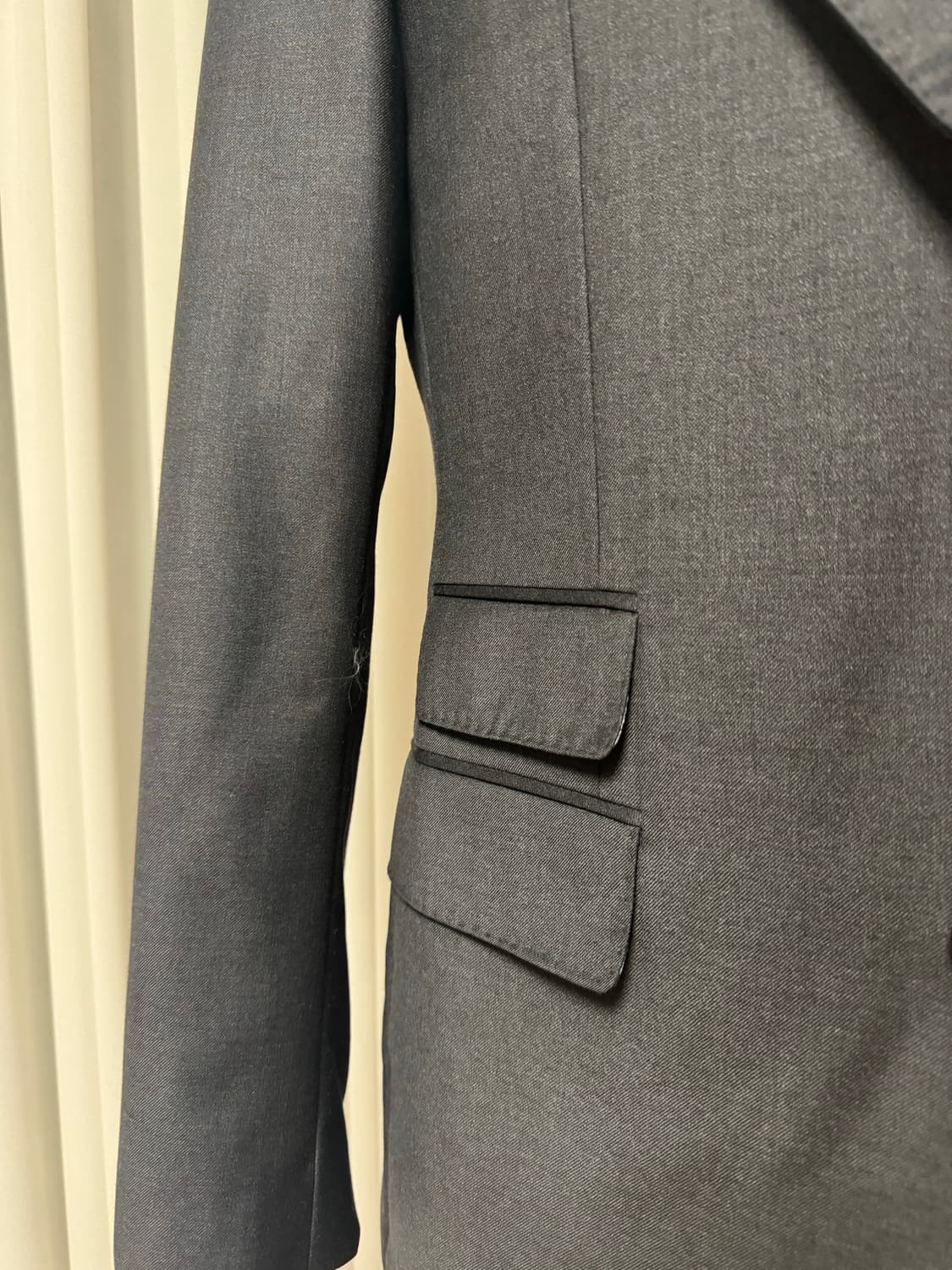 100/33]양복점제작 에르메네질도제냐 차콜그레이수트 상품이미지4