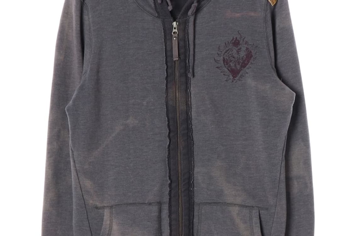 써스데이아일랜드 빈티지 워싱 후드집업 L 상품이미지4