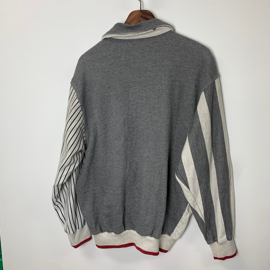 라코스테 그레이 배색 코튼 집업 상품이미지3