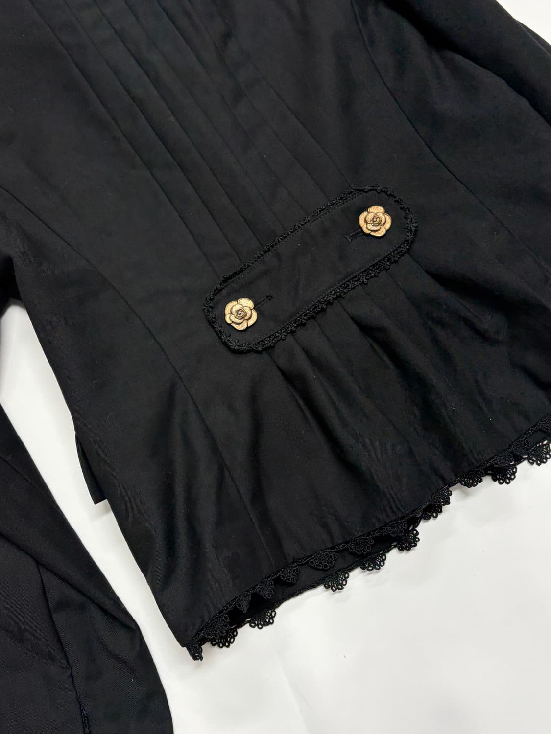 엑시즈팜 고스로리 고딕 블랙갸루 긱시크 블레이저 자켓 상품이미지7