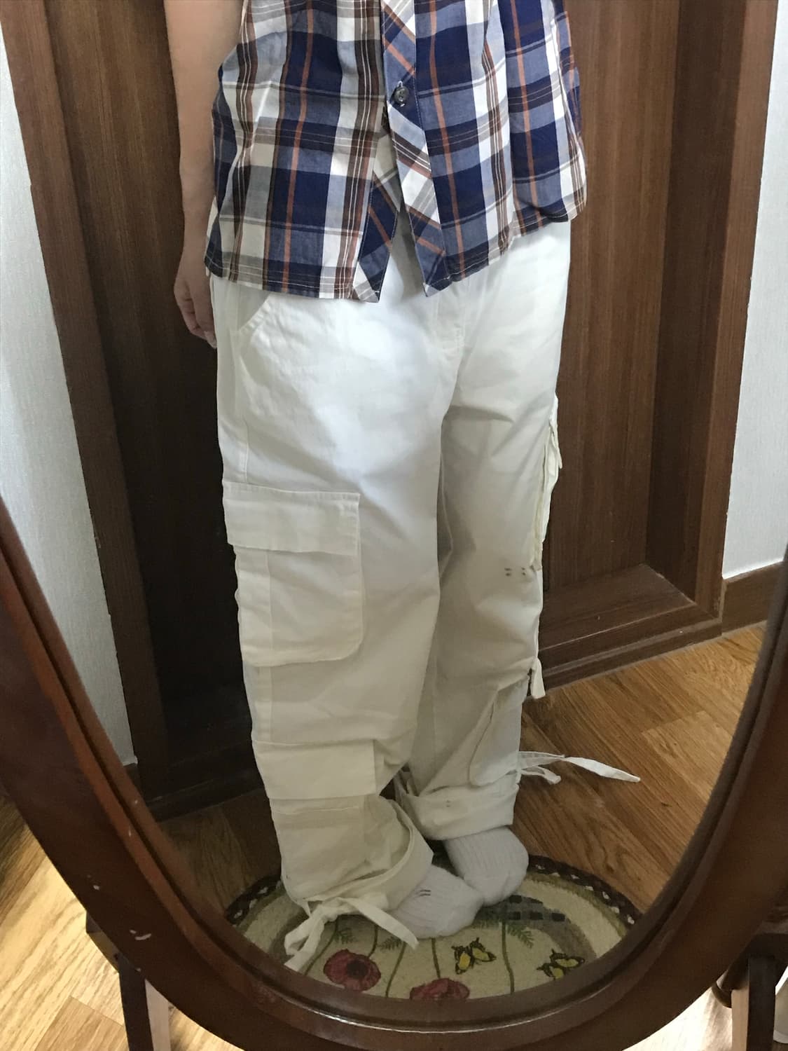 Nvfelix vintage white cargo pt 상품이미지2