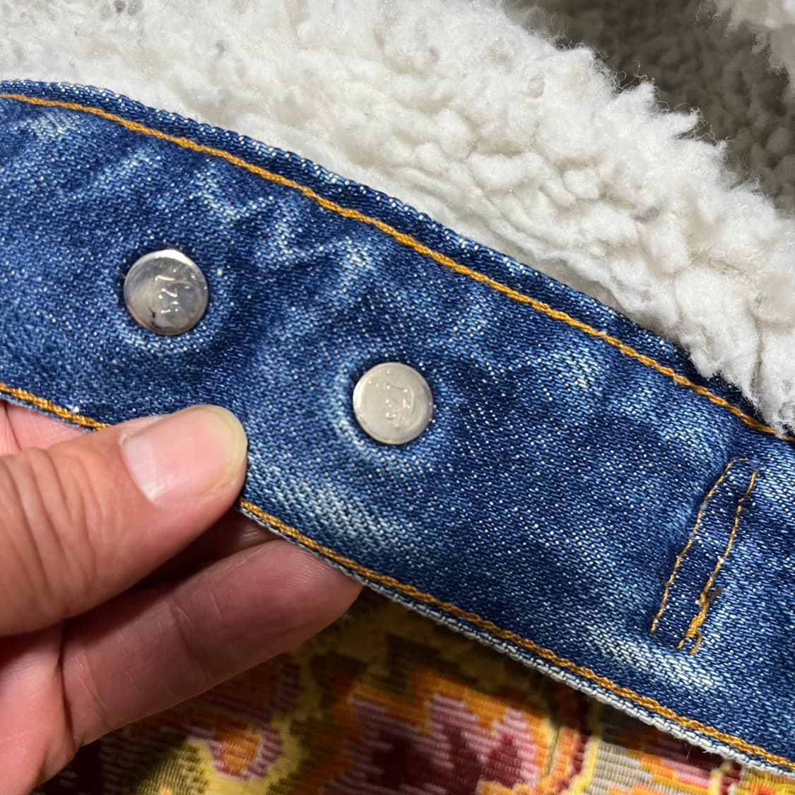1980s vintage Levi’s Sherpa Trucker Jack 상품이미지6
