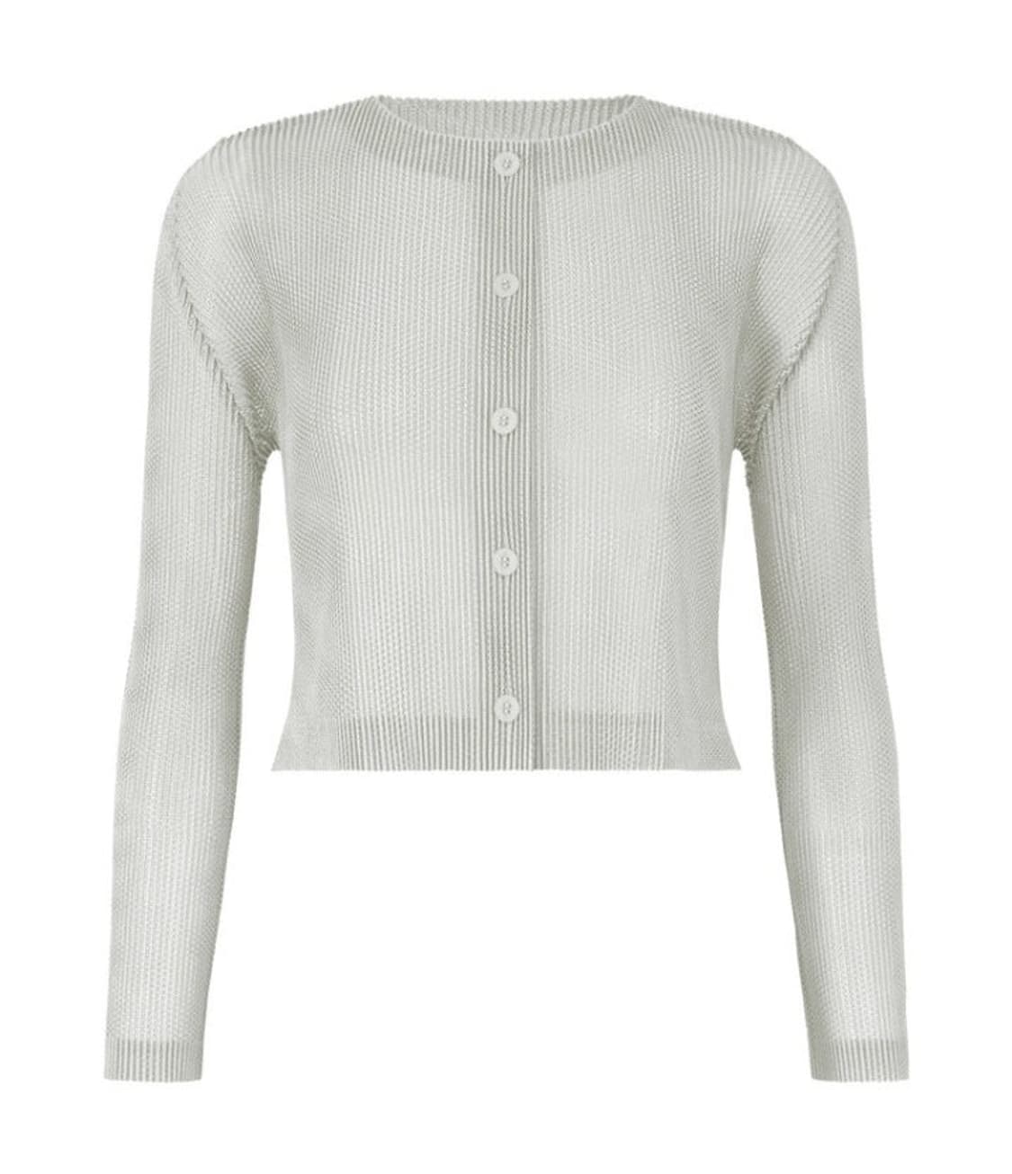 플리츠플리즈 타타미 가디건 블랙 그레이 신상 상품이미지2