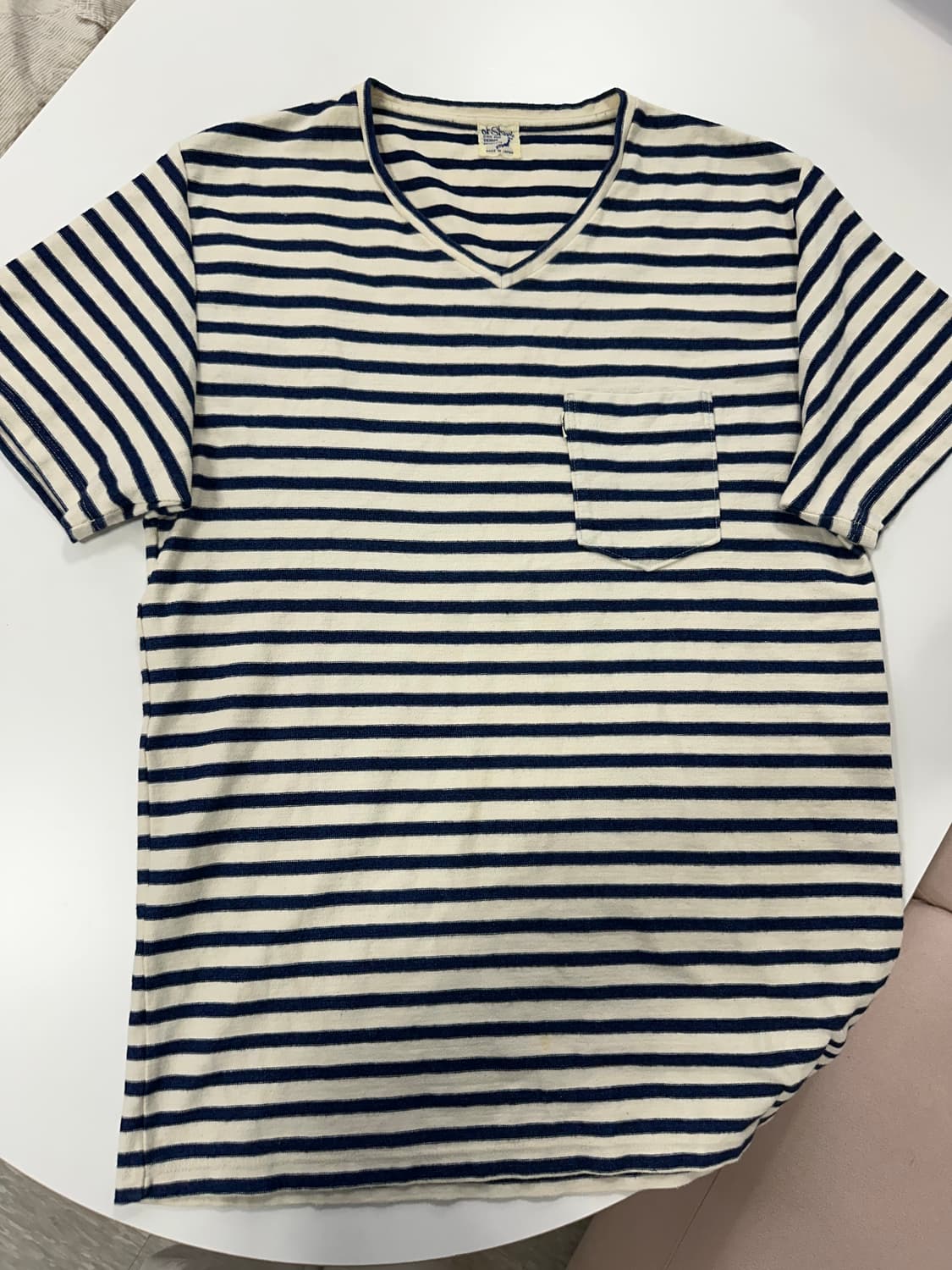 오어슬로우 스트라이프 반팔 상품이미지1