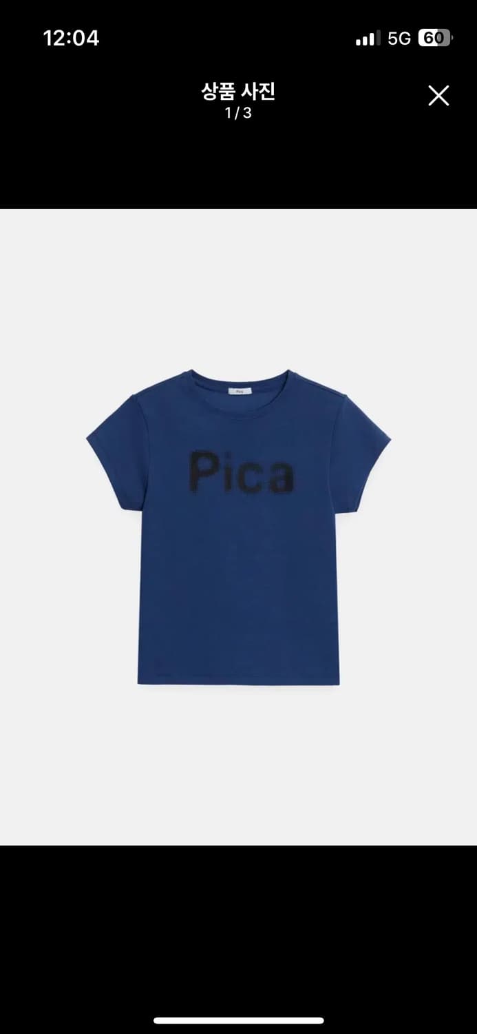 파이카 pica HALFTONE CAP SLEEVE T-SHIRT 상품이미지1