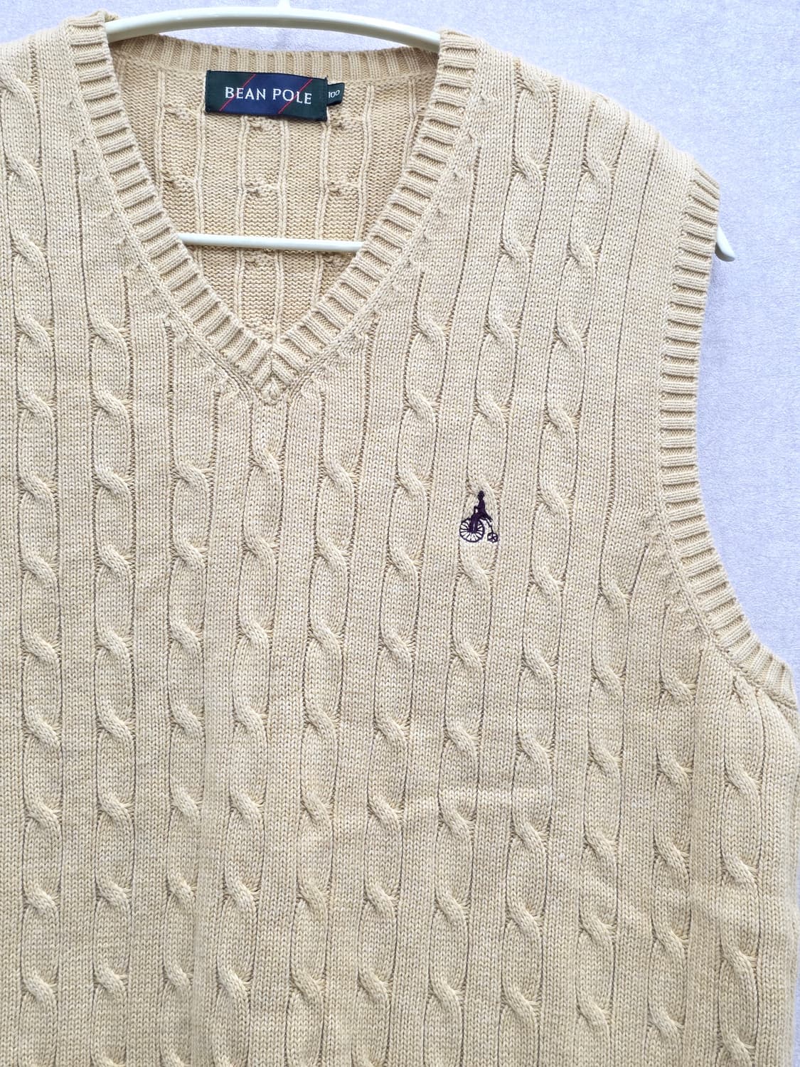 빈폴 BEAN POLE 케이블 니트 베스트 상품이미지3
