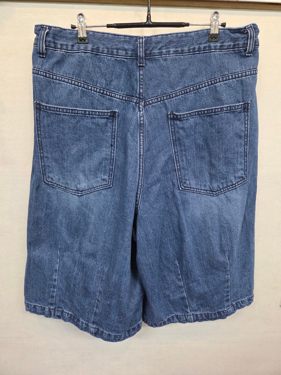 파머스마켓 벌룬 와이드 버뮤다 데님반바지 대략 34 xl 상품이미지2
