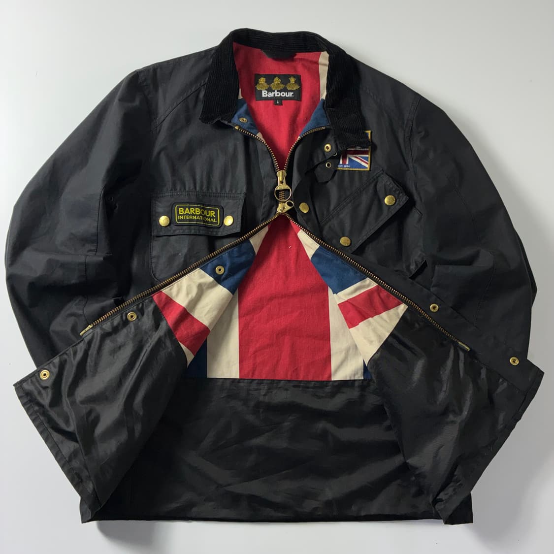 Barbour  바버 유니온 잭 왁스 자켓 상품이미지3