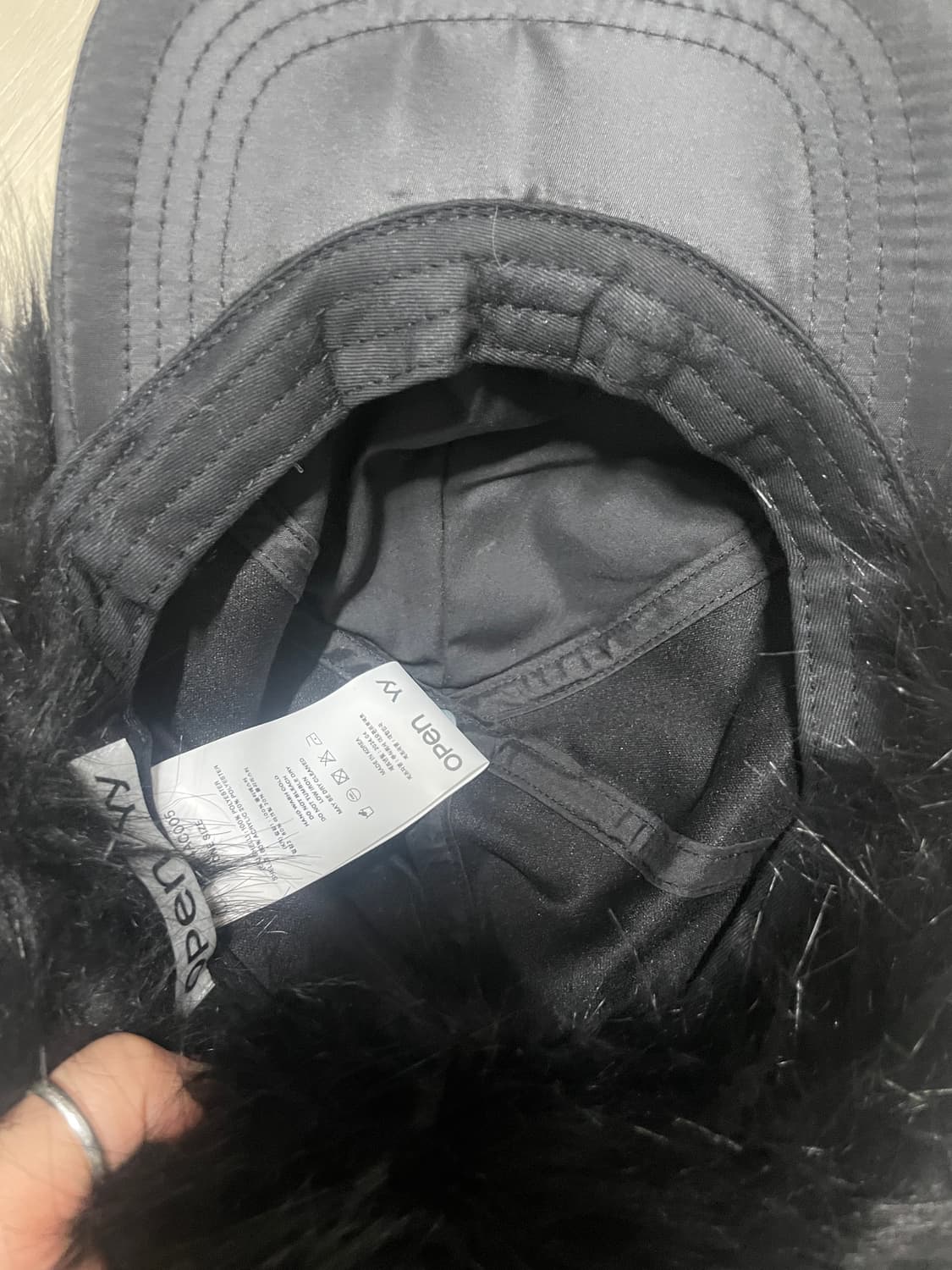 openyy fur ball cap 상품이미지6