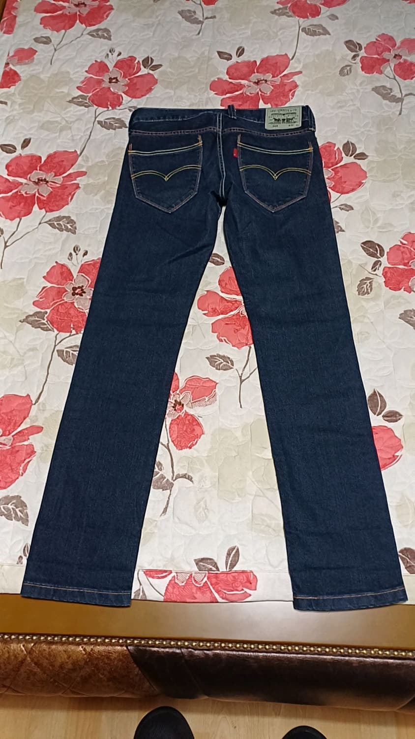 리바이스 슬림청바지 실측31인치 기장106 상품이미지4