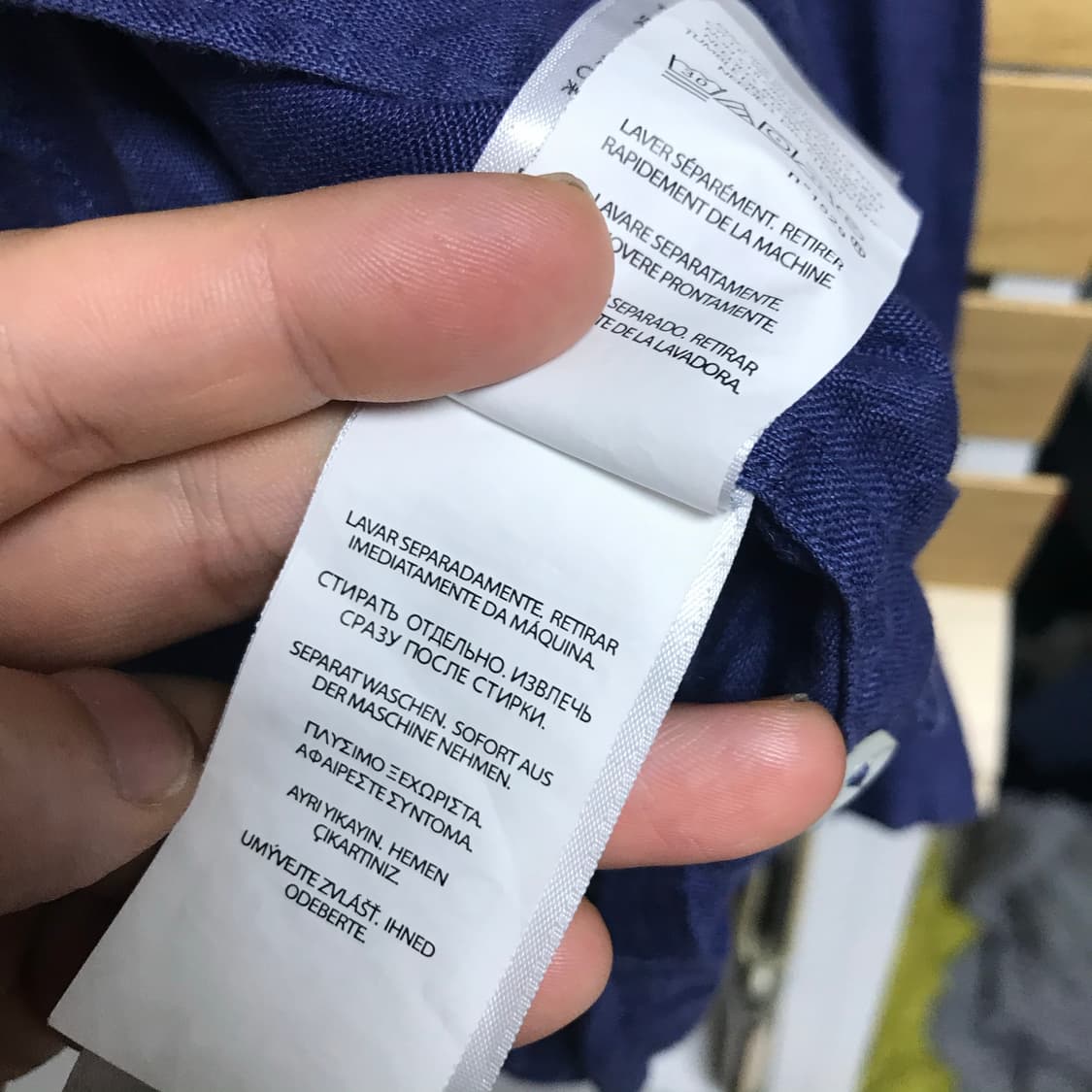 폴로 네이비 단색셔츠 상품이미지5