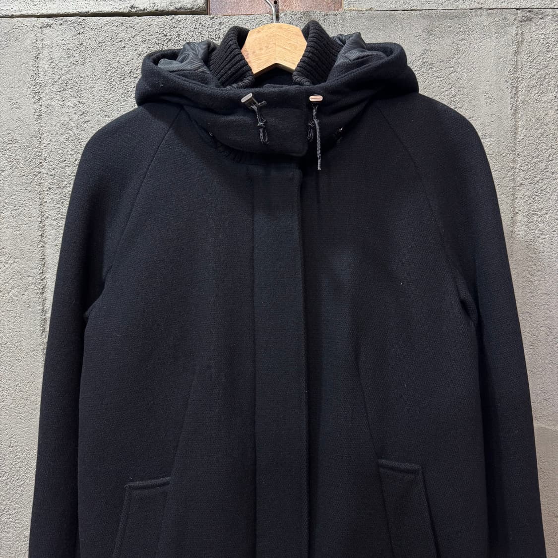 라코스테 울 블루종 후드 자켓 (S)   상품이미지2