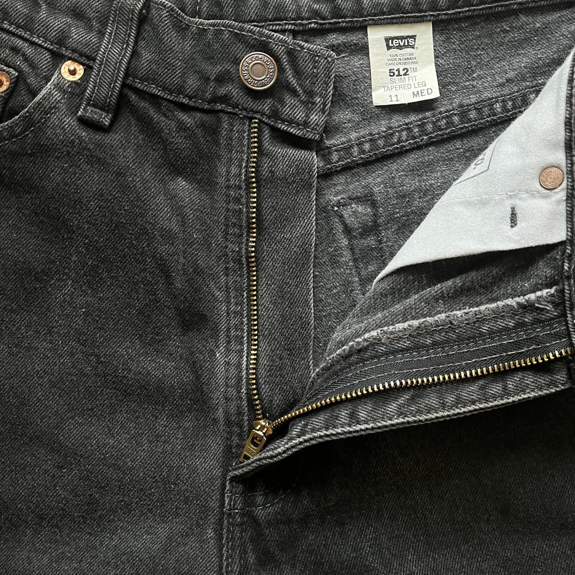 90’s Levi’s 512 Black Denim pants (~27) 상품이미지3