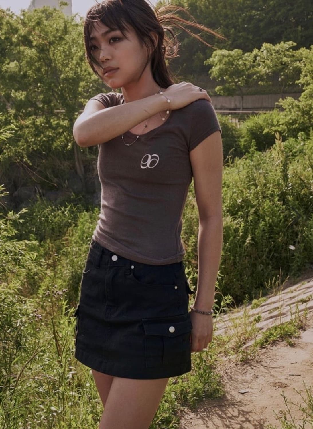 애즈온 포켓 카고 스커트 M사이즈 상품이미지1