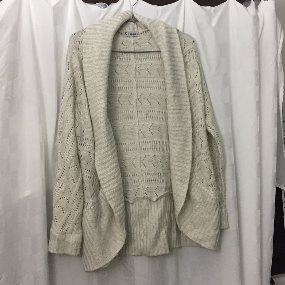 Sorridere 모리걸 하구미 갸루 여리핏 니트 가디건 상품이미지3