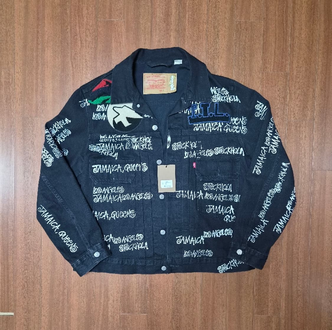 스투시 데님티어스 리바이스 자켓 L 상품이미지1