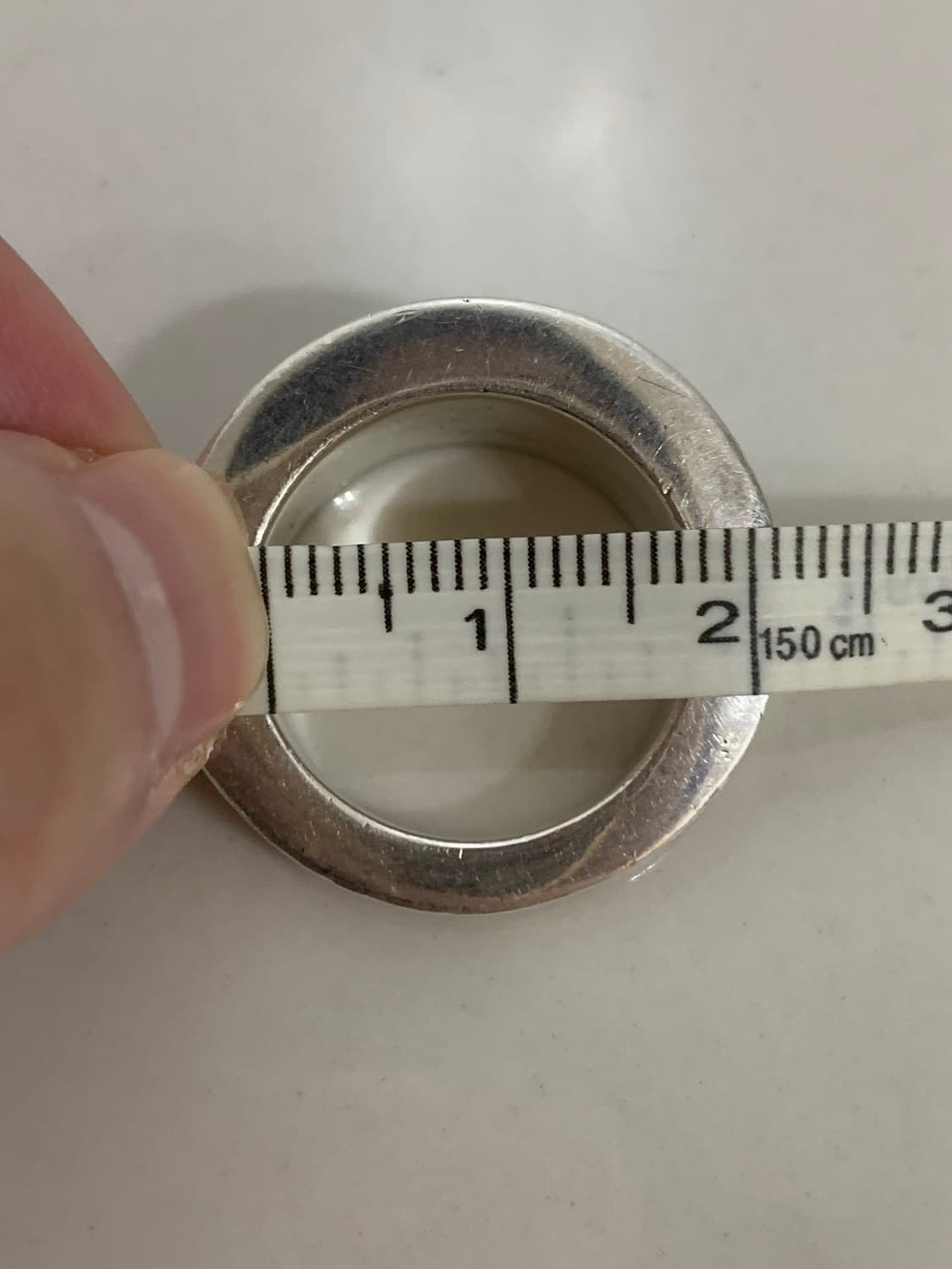 [US 8호] 크롬하츠 CH 플러스 V 밴드 링 반지 상품이미지7