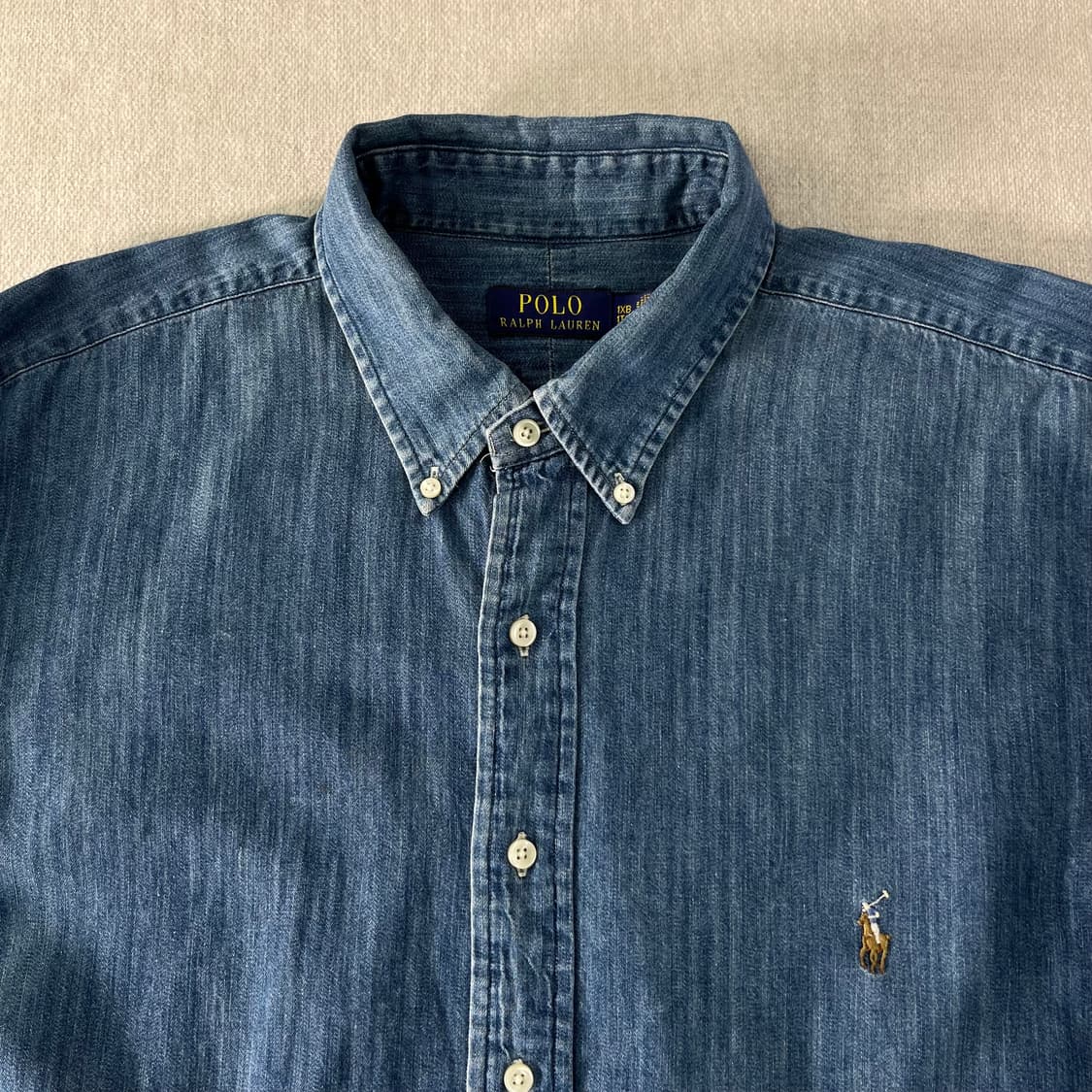 110 폴로랄프로렌 신형 qr 데님셔츠 상품이미지2