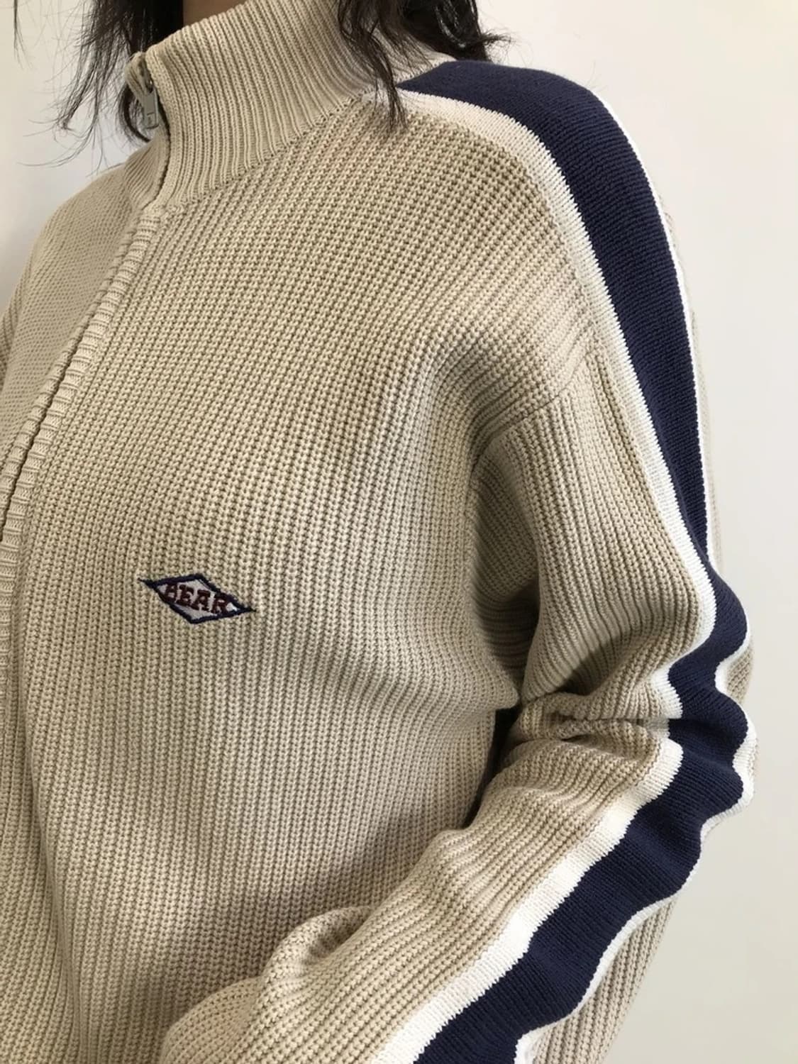 00's Bear Knit Track Zip Jacket 상품이미지5