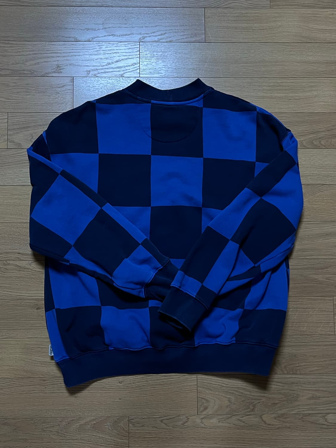 스투시 블러 체크 모크넥 스웻셔츠 [L]  상품이미지2