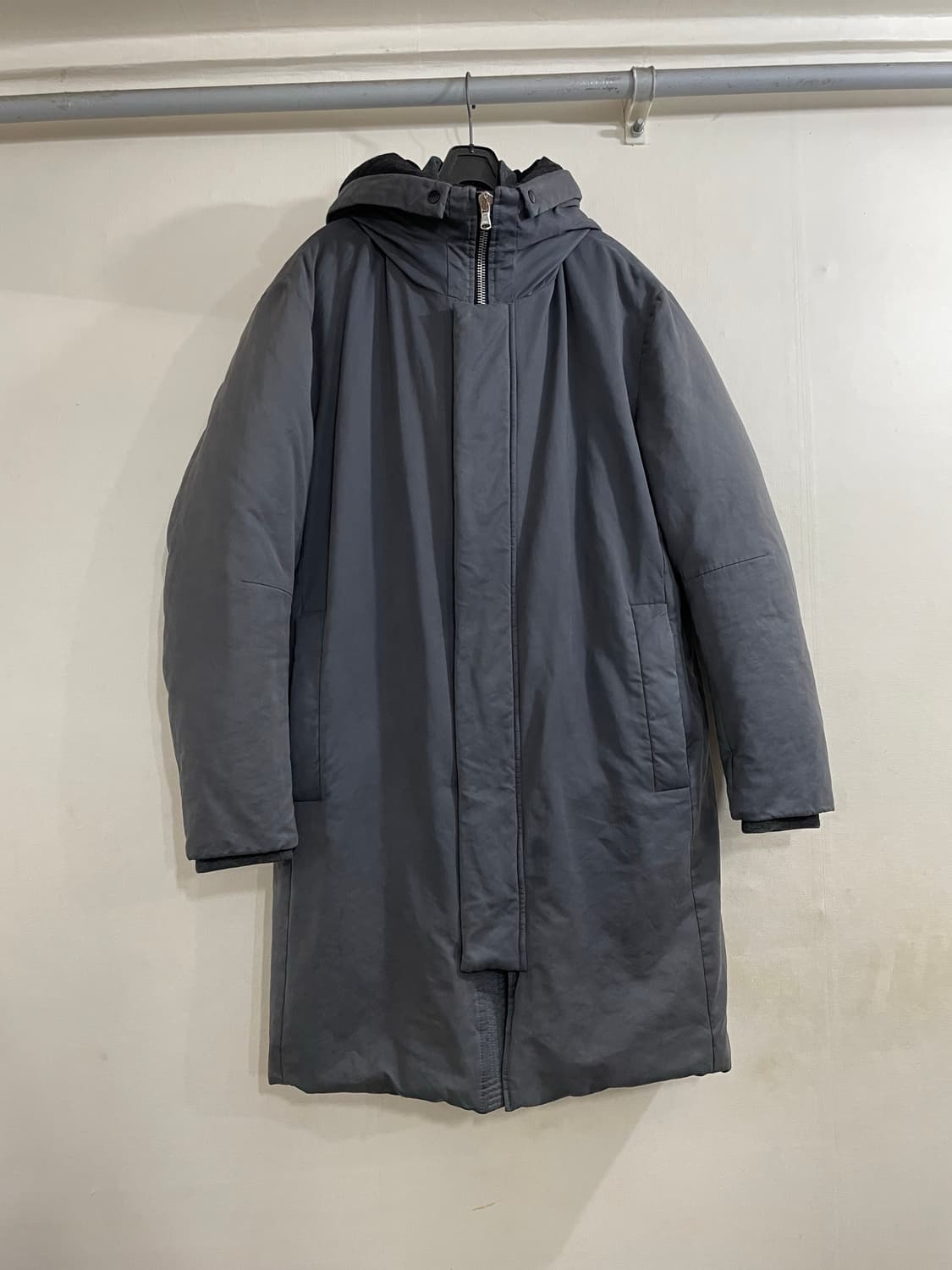 솔리드옴므 18FW 그레이 구스다운 패딩 점퍼 48 상품이미지1