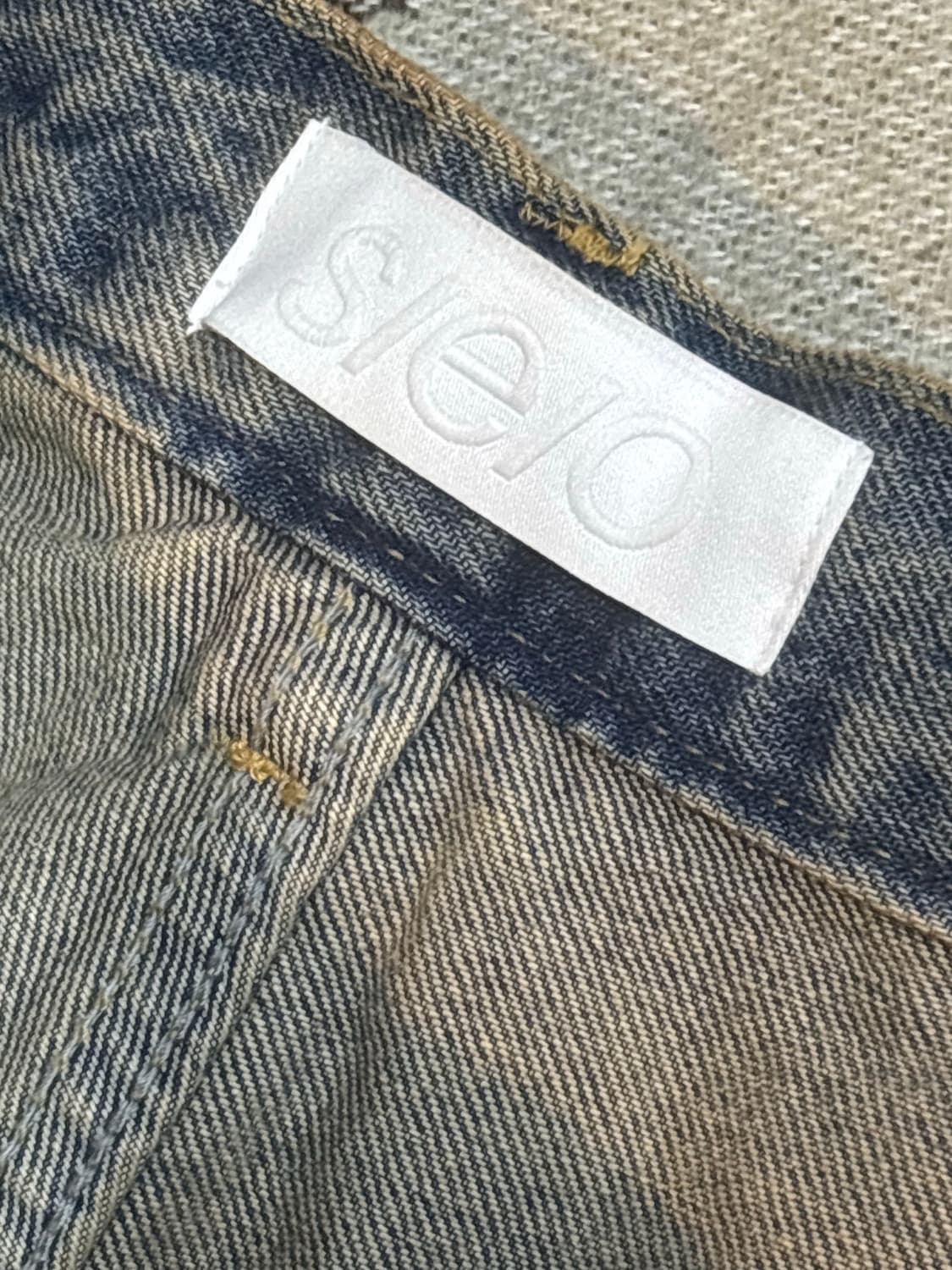 S/E/O(에스이오) 23SS 포켓 레이어드 데님  상품이미지5