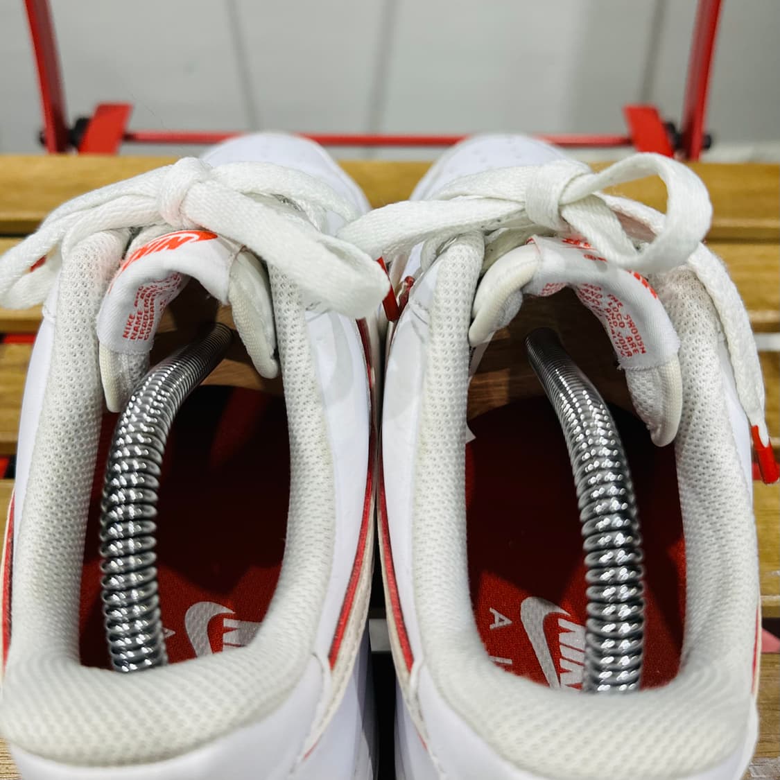 250) 나이키 운동화 남녀 공용 신발 에어 포스 1 로우 피칸테 레드 상품이미지5