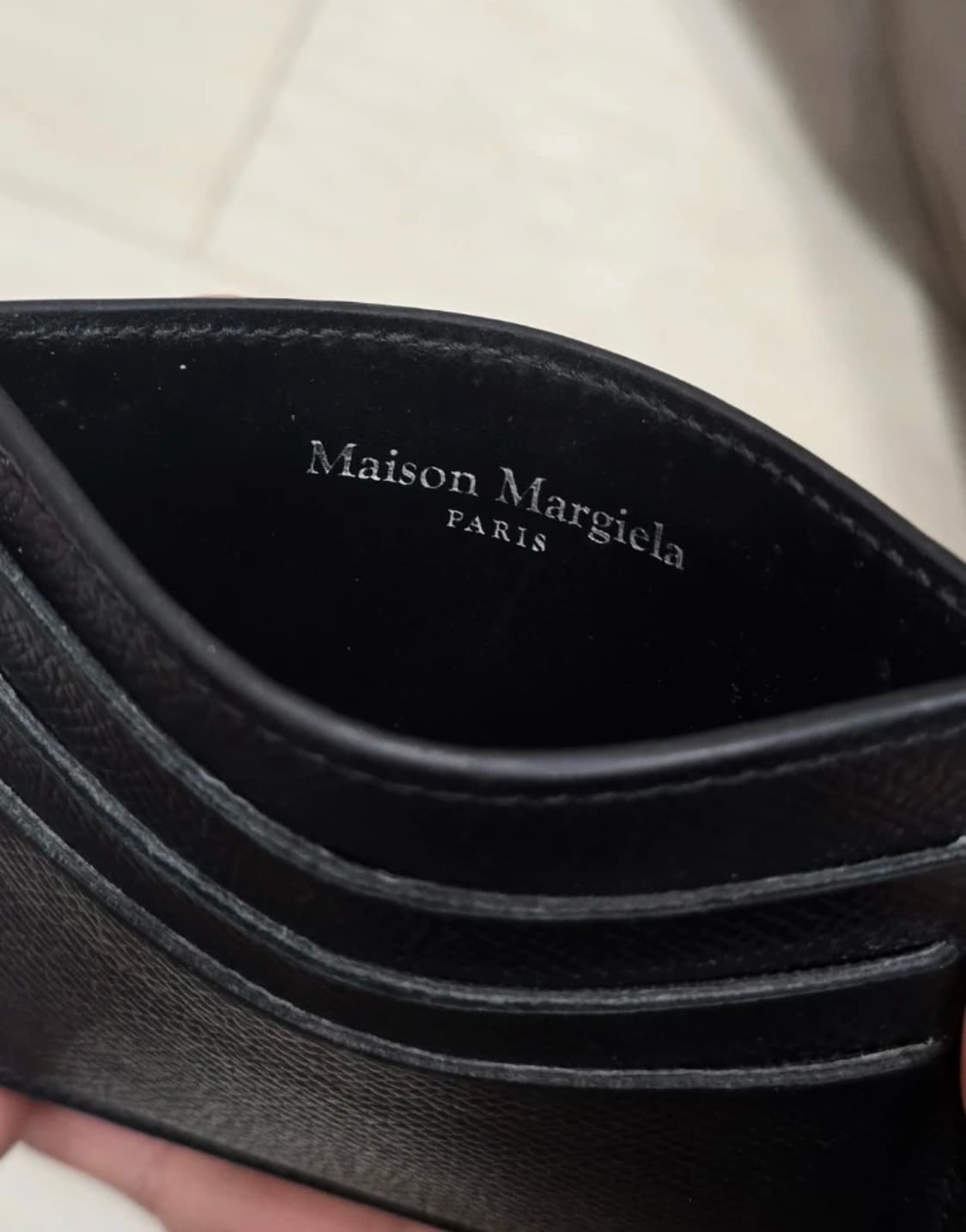 메종 마르지엘라 블랙 카드지갑 상품이미지3