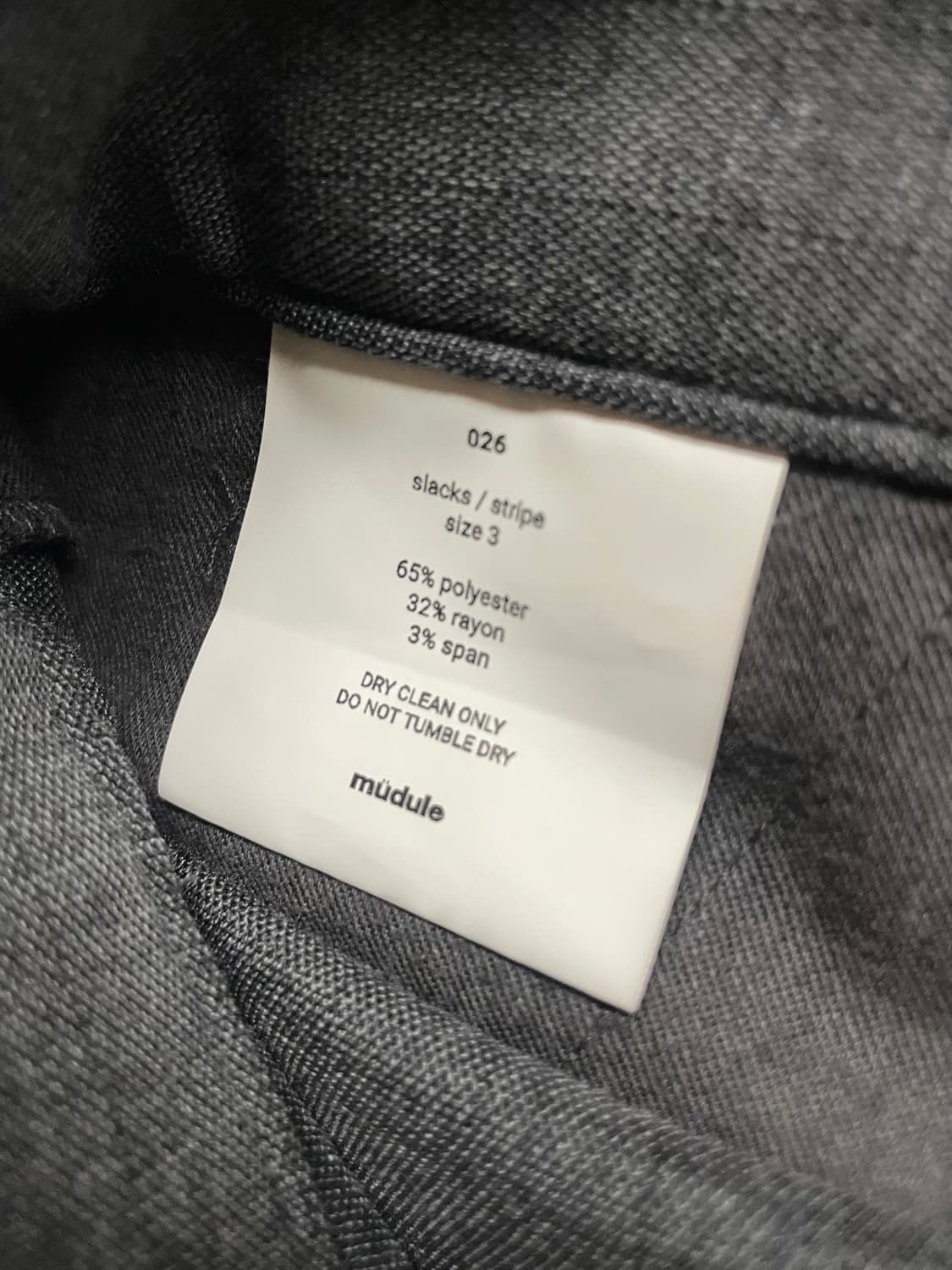 3) 머듈 슬랙스 스트라이프 그레이 상품이미지8