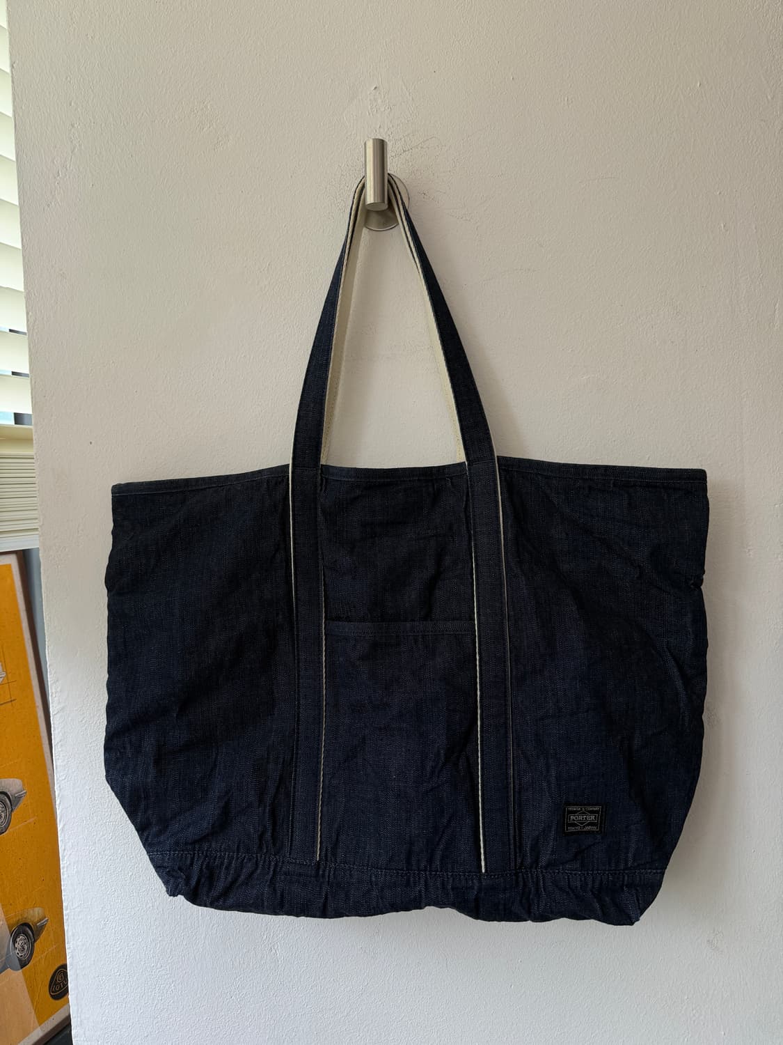 포터 X 캔톤 데님 토트백 L 상품이미지1