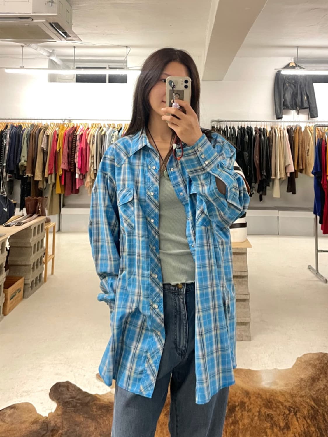 WRANGLER ombre western shirts 랭글러 옴브레 셔츠 상품이미지2