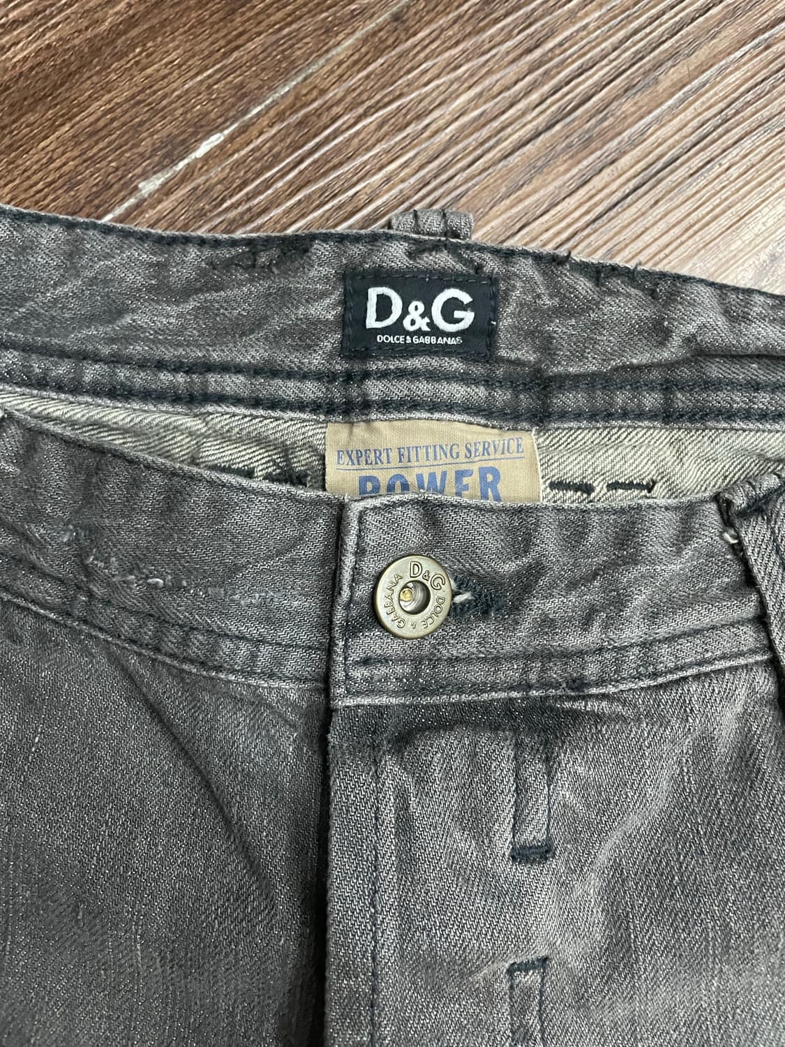 돌체앤가바나 D&G 디스트레스드 스톤 워시드 팬츠 상품이미지6