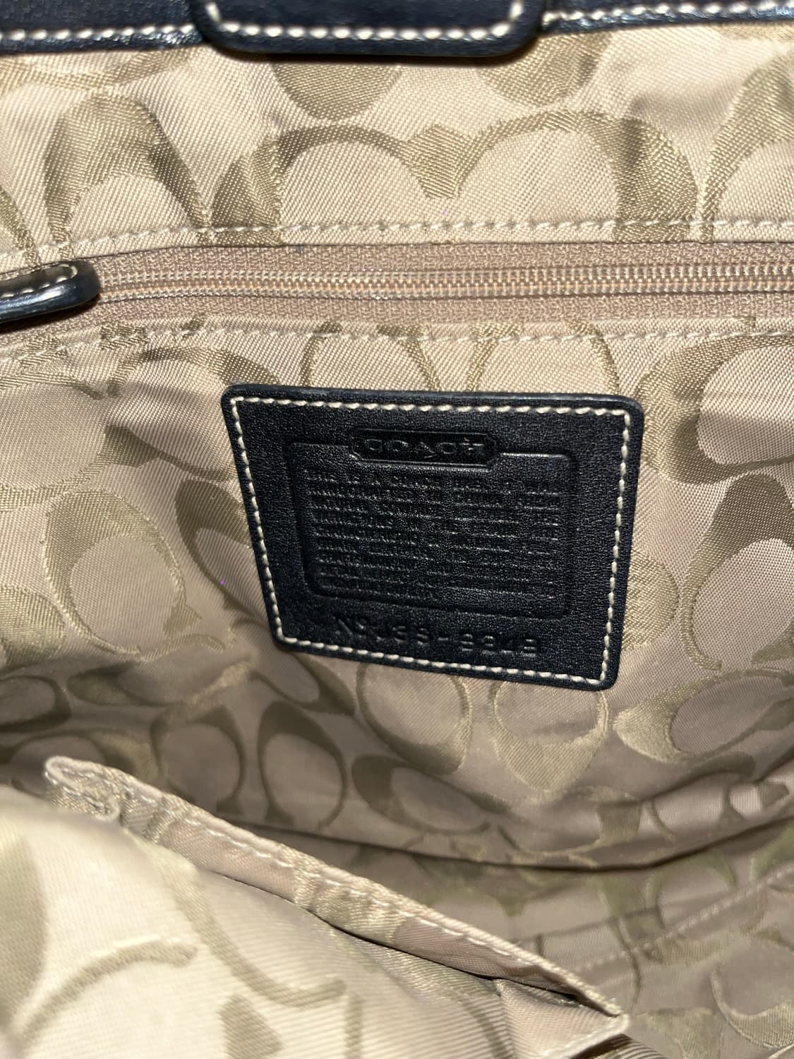 📦Coach black leather shoulder bag  상품이미지8