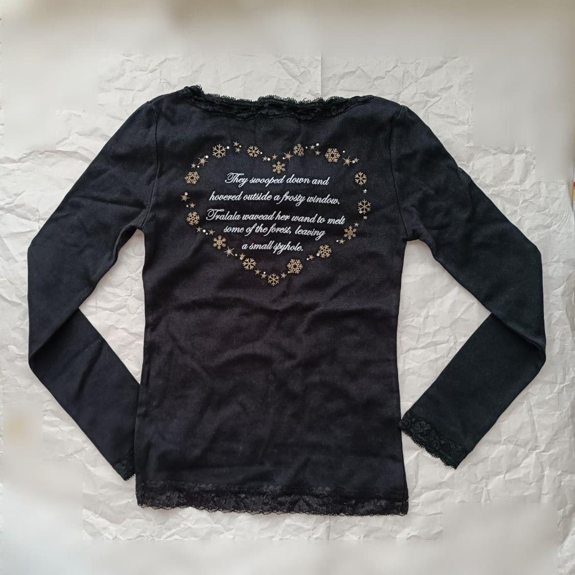 트랄라라 블랙 폼폼이 상의 탑 상품이미지3