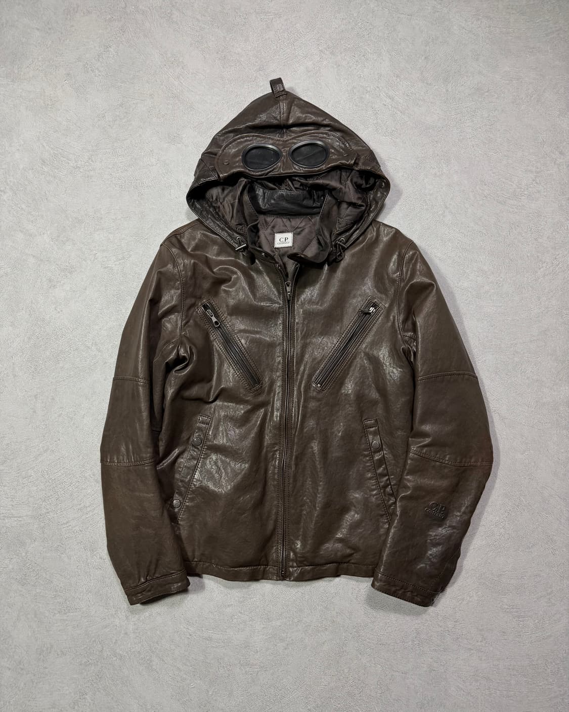 CP Company Goggle Leather Jacket 상품이미지1