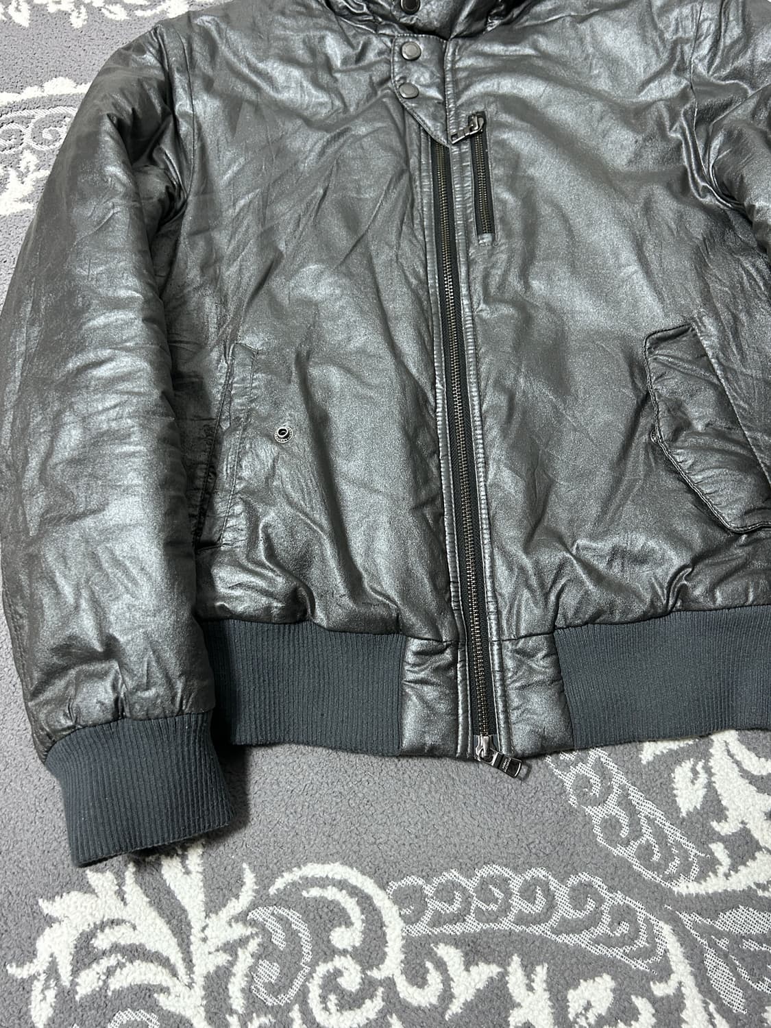 아르마니 메탈릭 후디 패딩  상품이미지6