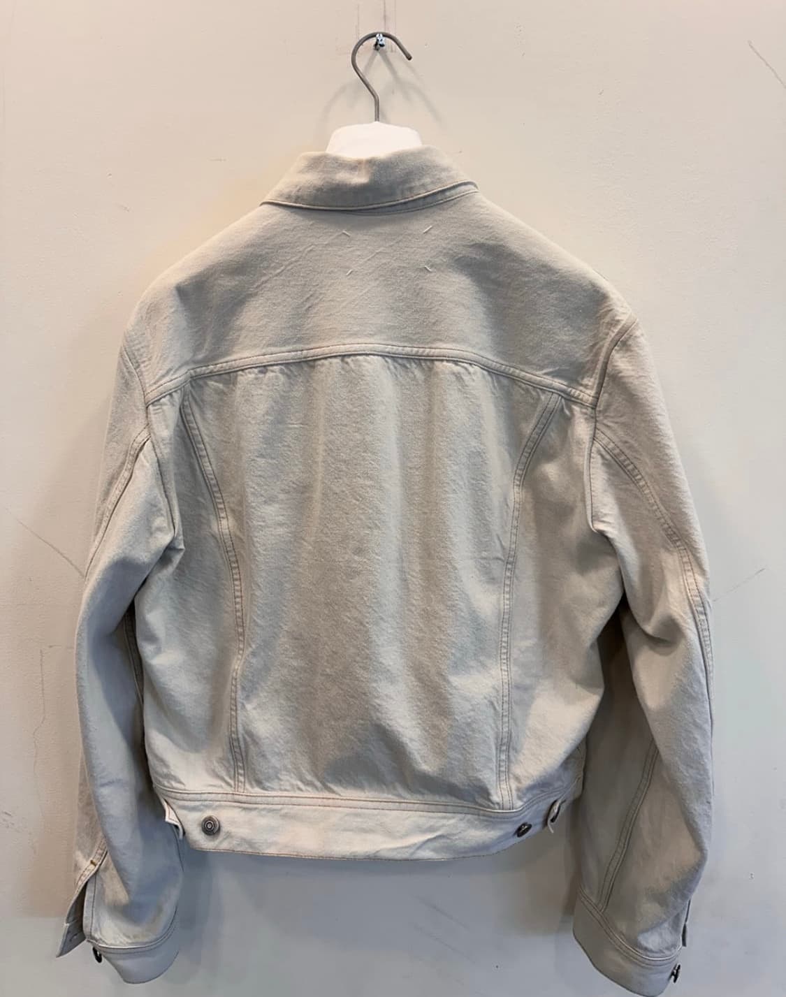 [L] 마르지엘라 데님 자켓 화이트 상품이미지2