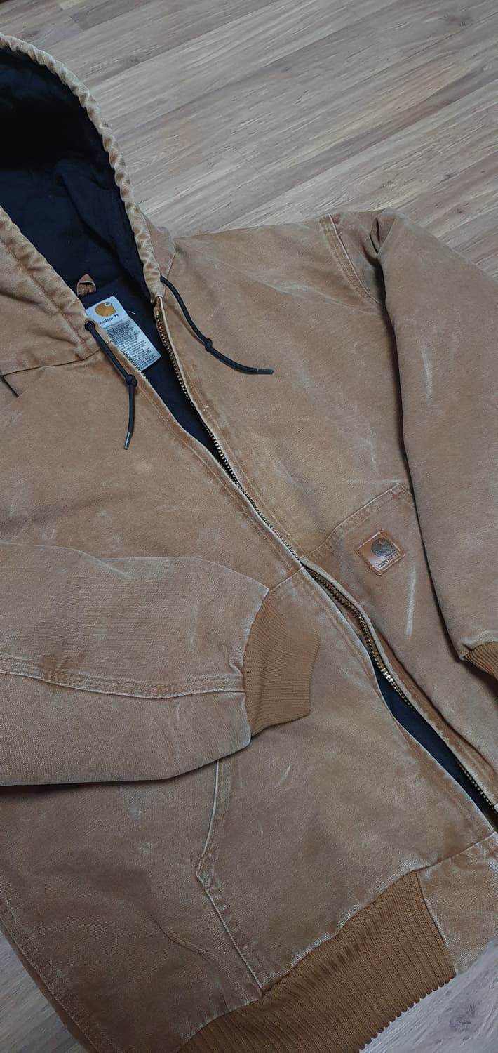 [XL]칼하트 j130 BRN 샌드스톤 액티브 자켓 상품이미지3