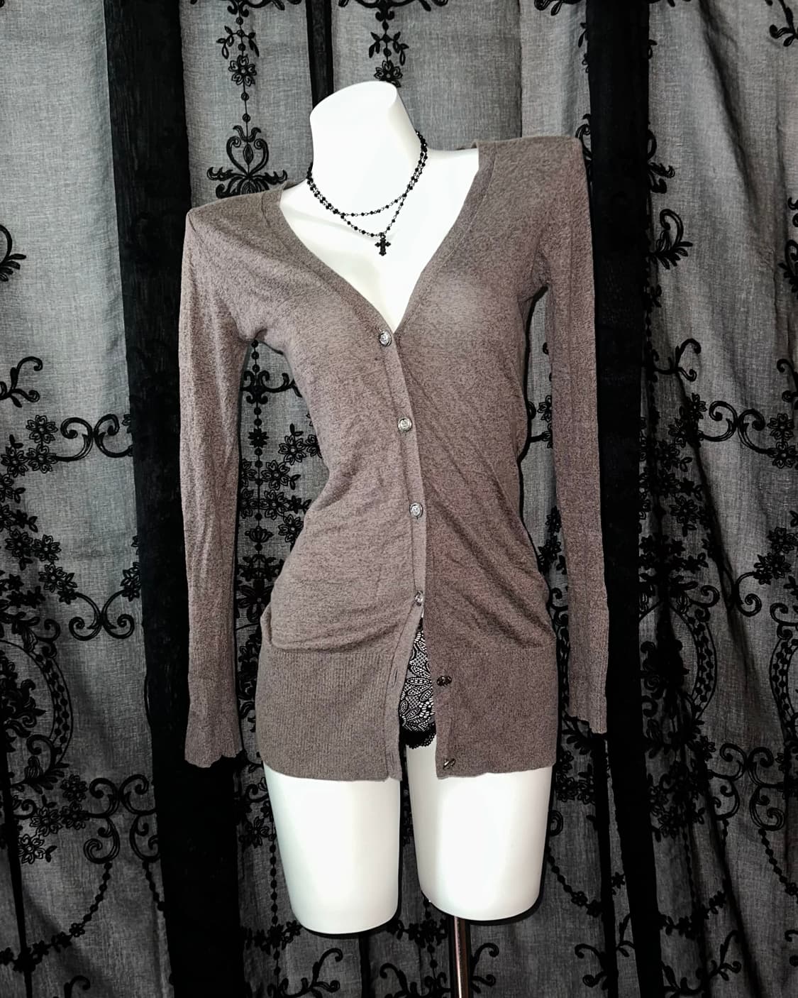 Vintage Brown Cardigan 상품이미지1