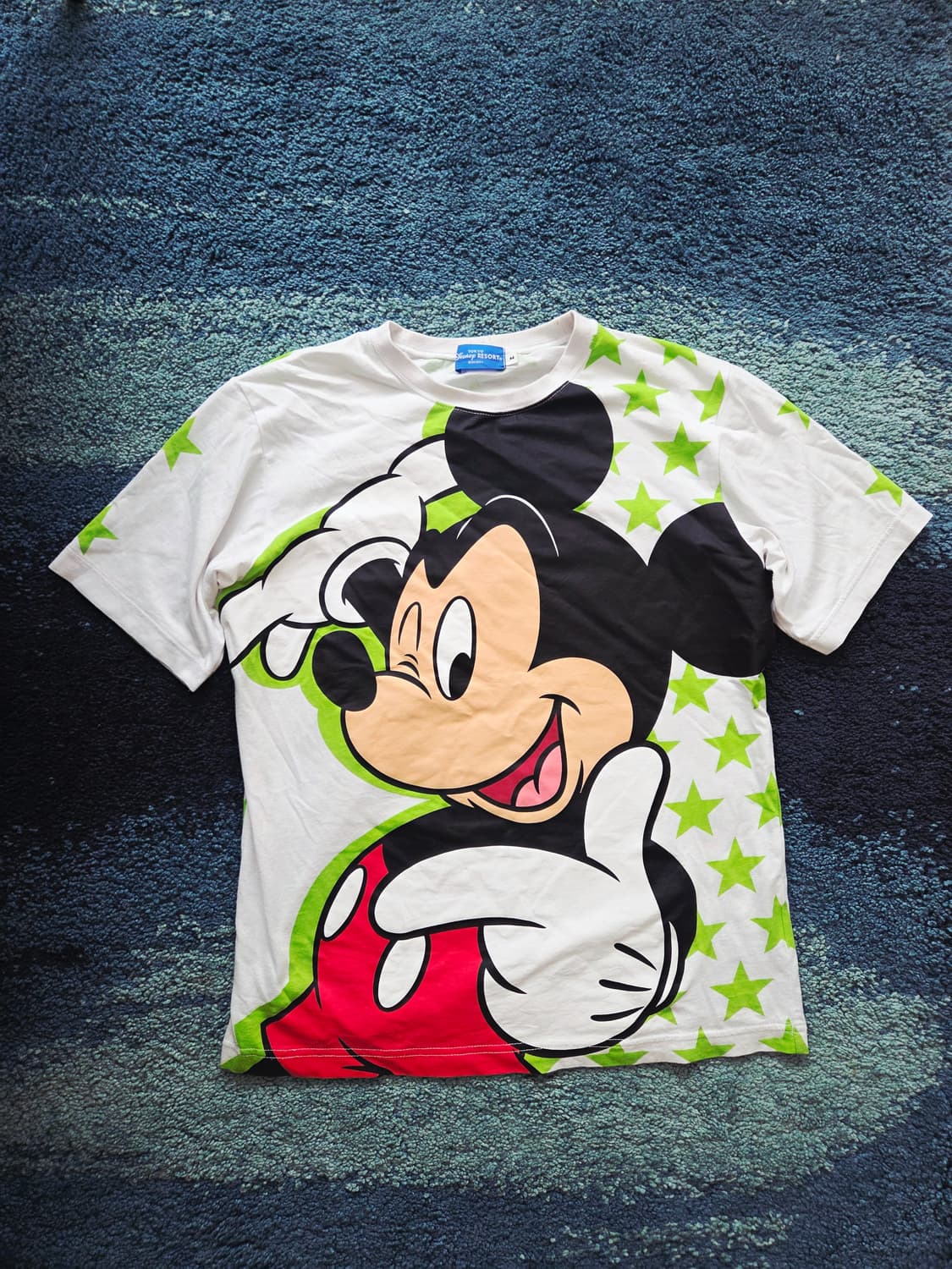 일판 도쿄디즈니리조트 Y2k 미키마우스 스타 반팔티 상품이미지1