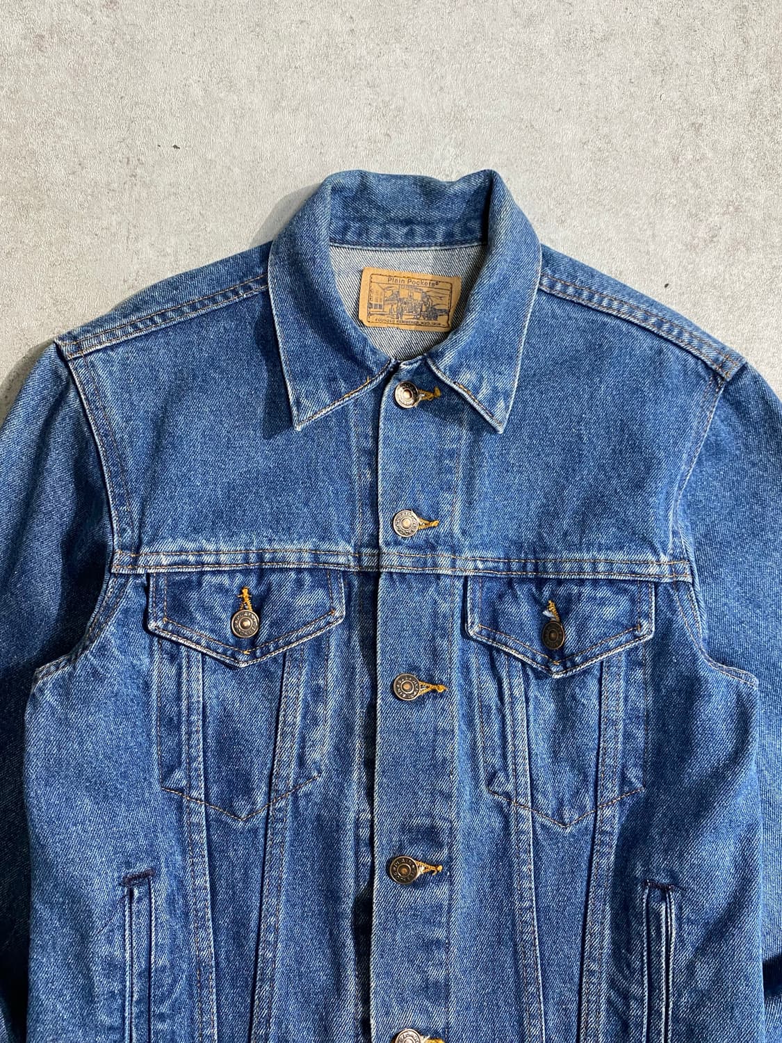 [36]8-90s Plain Pocket By JC Penny 데님자켓 상품이미지2