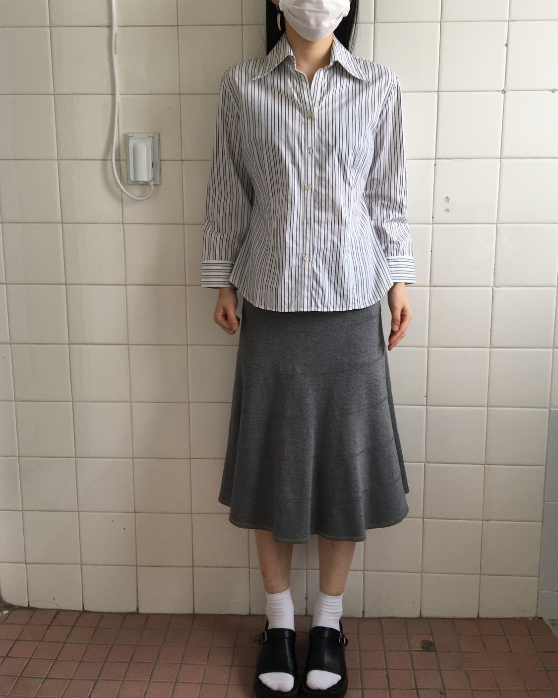 sonia rykial Line detail skirt 상품이미지4