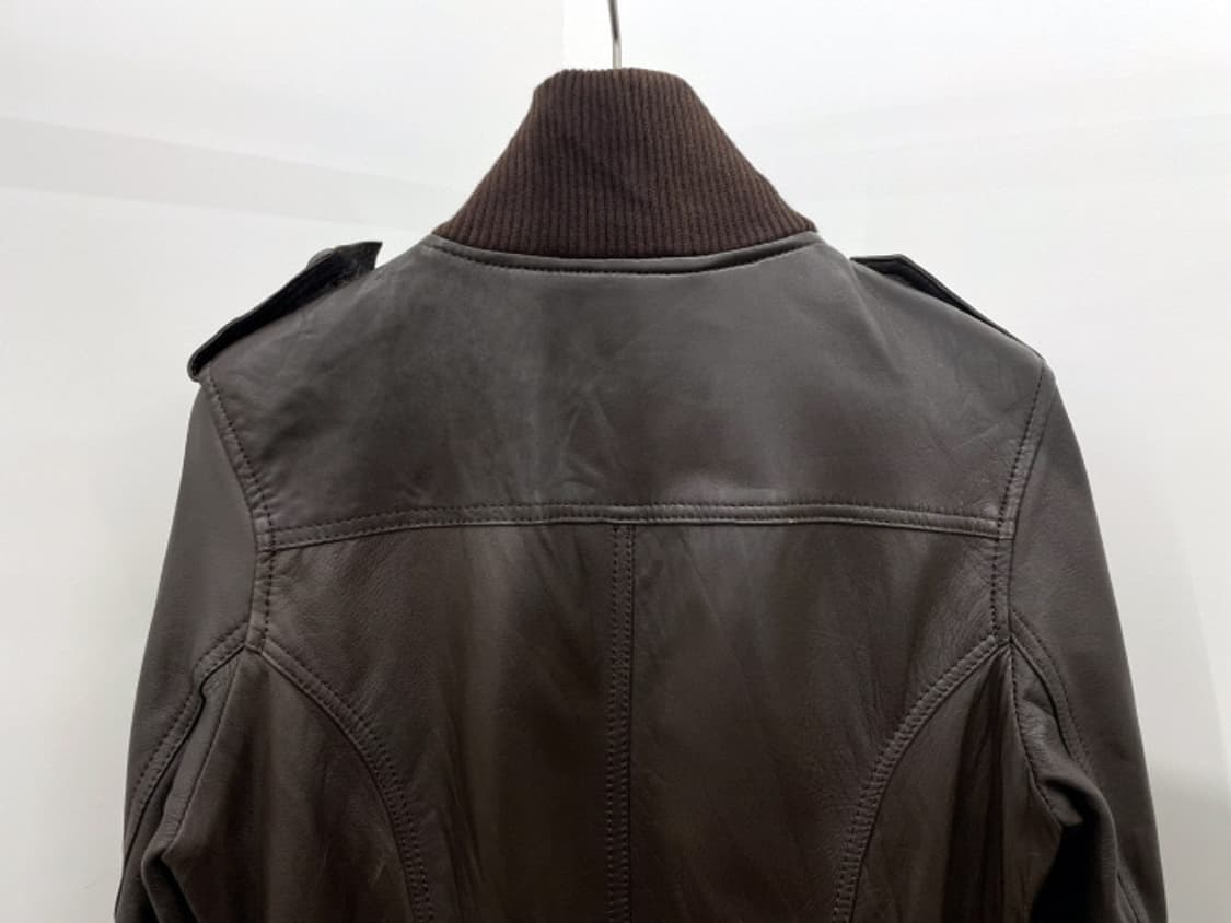 TRF 레더 자켓 브라운 상품이미지5