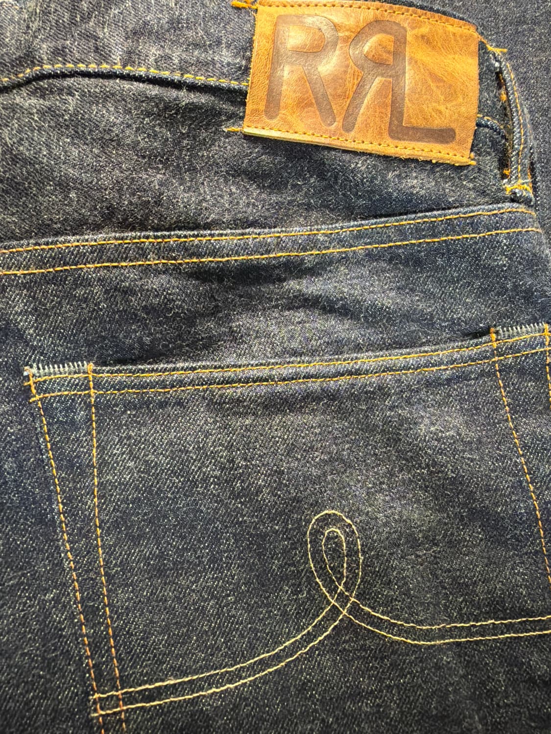 RRL 빈파포 원워시 데님 32*30 판매합니다. 상품이미지3