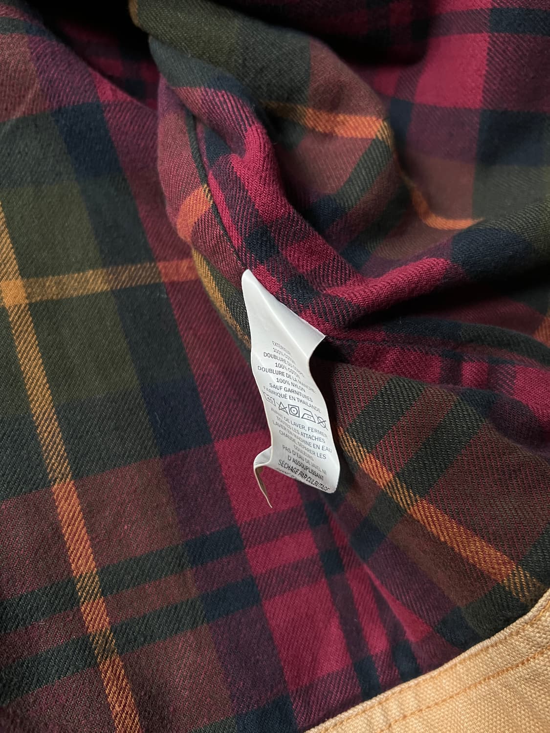 [2XL]엘엘빈 USA 빅사이즈 브라운 캔버스 헌팅 자켓 상품이미지7