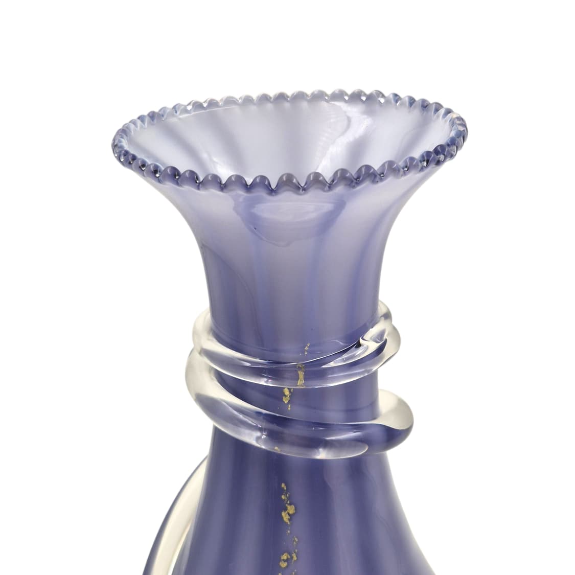 70s 히가시노 핸드블로운 스윌 금박 꽃병 상품이미지3