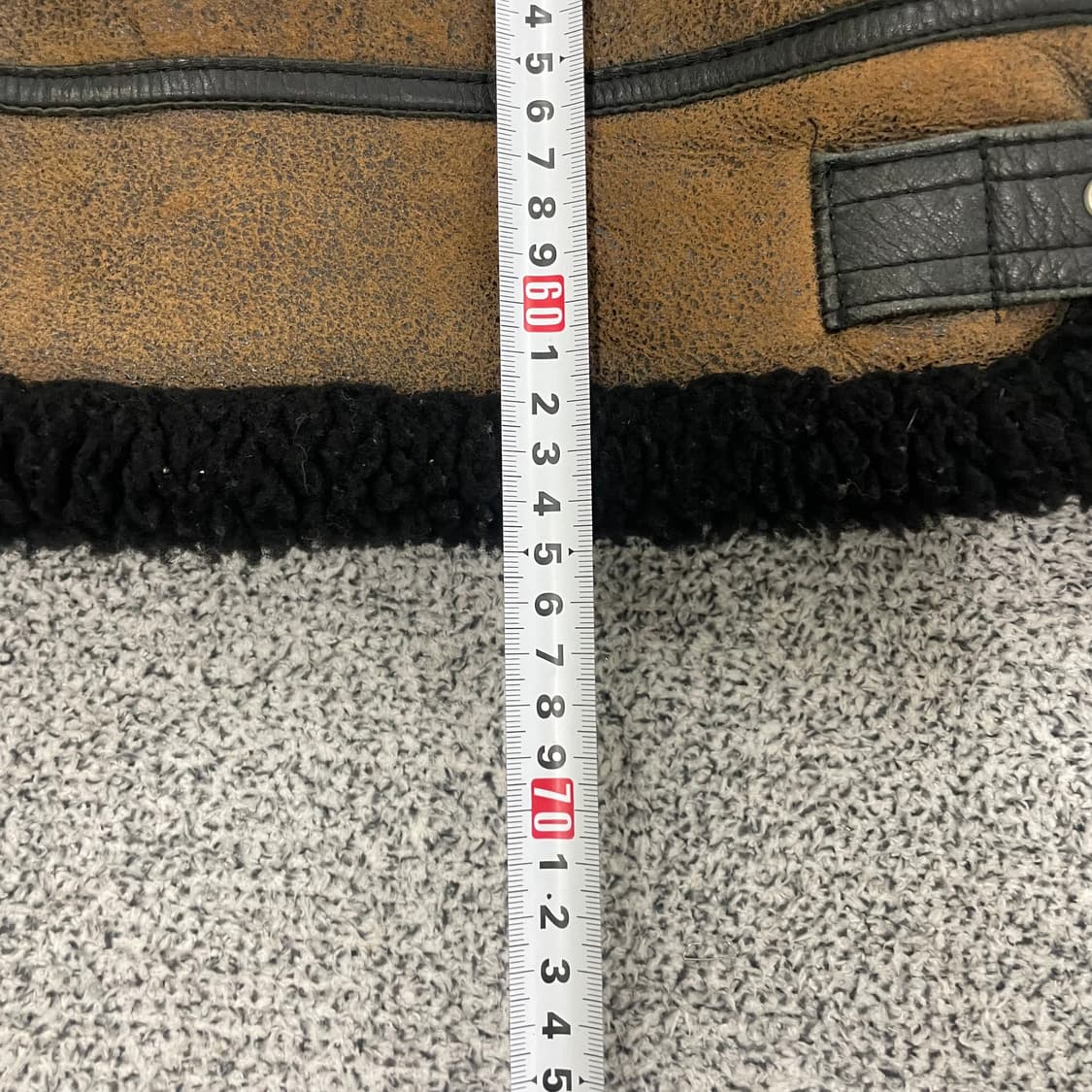 Jean Jacques 램스킨 시어링 무스탕 봄버 재킷 0107HS1 상품이미지5