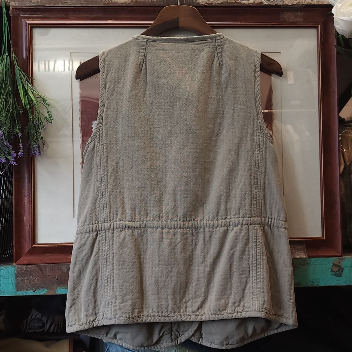 이자벨마랑 여성용 스트링 디테일 코튼 베스트 0 상품이미지2