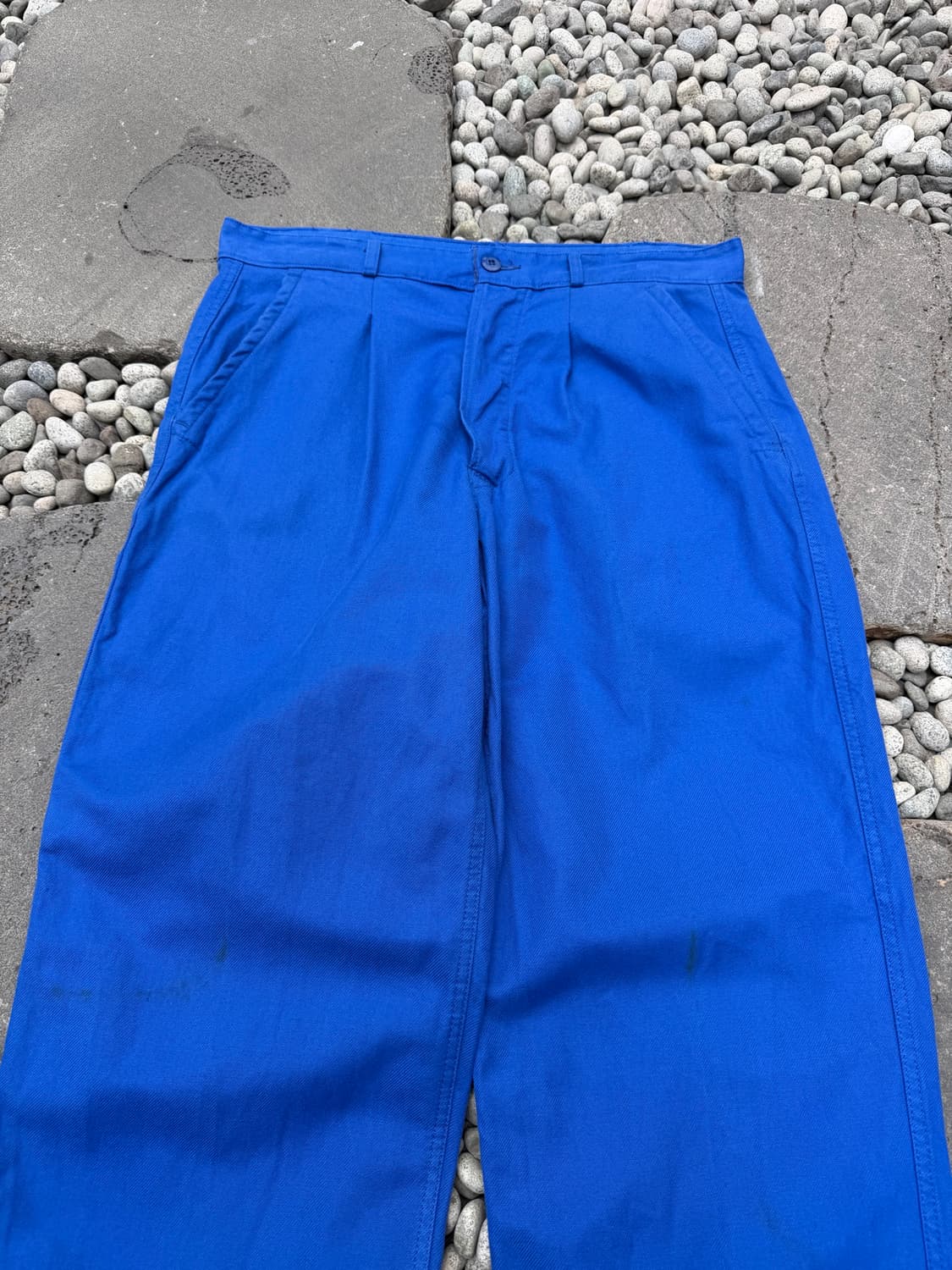 1970s VINTAGE WASHED WIDE 프렌치워크 와이드팬츠 상품이미지3