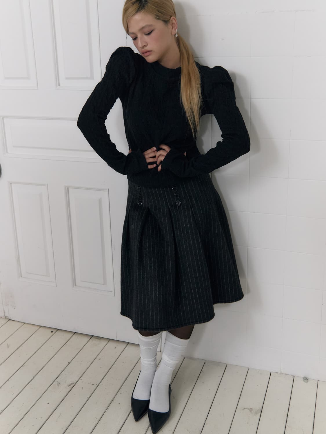 카나리 퍼프 니트 상품이미지3